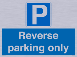 Reverse parking only